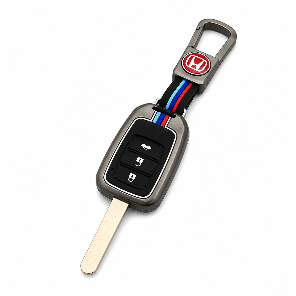 Honda City, Honda City 2022, Honda City Key Cover, Honda City Flip Key Cover, Honda City Key Case, Honda Key Cover, Zinc Alloy Key Cover, Metal Key Cover, Premium Key Case, 3 Button Key Cover, Flip Key Cover, Gunmetal Key Cover, Car Key Protection, Honda Accessories, Car Key Accessories, Key Cover Pakistan, Shark Auto