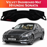 Hyundai Sonata Premium Velvet Dashboard Mat Cover – Black