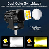 Extreme High Efficiency Adjustable LED Projector Fog Light – 2 PCS