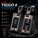 Chery Tiggo 4, Tiggo 4 Key Cover, Chery Tiggo 4 Key Case, Chery Key Cover, Chery Smart Key Cover, Metal Key Cover, Premium Key Case, 3 Button Key Cover, Smart Key Cover, Gunmetal Key Cover, Scratch Resistant Key Cover, Car Key Protection, Chery Accessories, Car Key Accessories, Key Cover Pakistan, Shark Auto