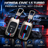 Honda Civic, Civic 1.5 Turbo, Honda Civic Turbo, Civic X, Civic X Turbo, Honda Civic 2016, Honda Civic 2017, Honda Civic 2018, Honda Civic 2019, Honda Civic 2020, Honda Civic 2021, Honda Key Cover, Civic Key Cover, Metal Key Cover, Smart Key Case, Car Keychain, Gunmetal Key Case, Car Accessories, Key Protection, Shark Auto