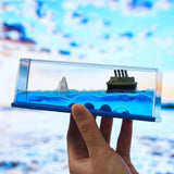 Cruise Ship Fluid Drift Bottle – Floating Dashboard & Home Decor