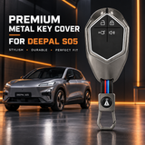 Deepal S05, Deepal Key Cover, S05 Key Cover, Metal Key Cover, Gunmetal Key Cover, Smart Key Cover, Car Key Case, Metal Keychain, Deepal Accessories, Car Accessories Pakistan