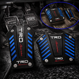 TRD Non-Slip Racing Pedal Cover Set for Automatic Cars | Anti-Skid Aluminum Car Pedals