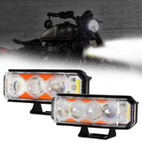 Motorcycle LED Pods 4 Inch Offroad Light Bar – 3 & 4 LED Work Light