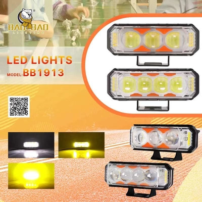 3 LED and 4 LED work light pods for bike car SUV truck