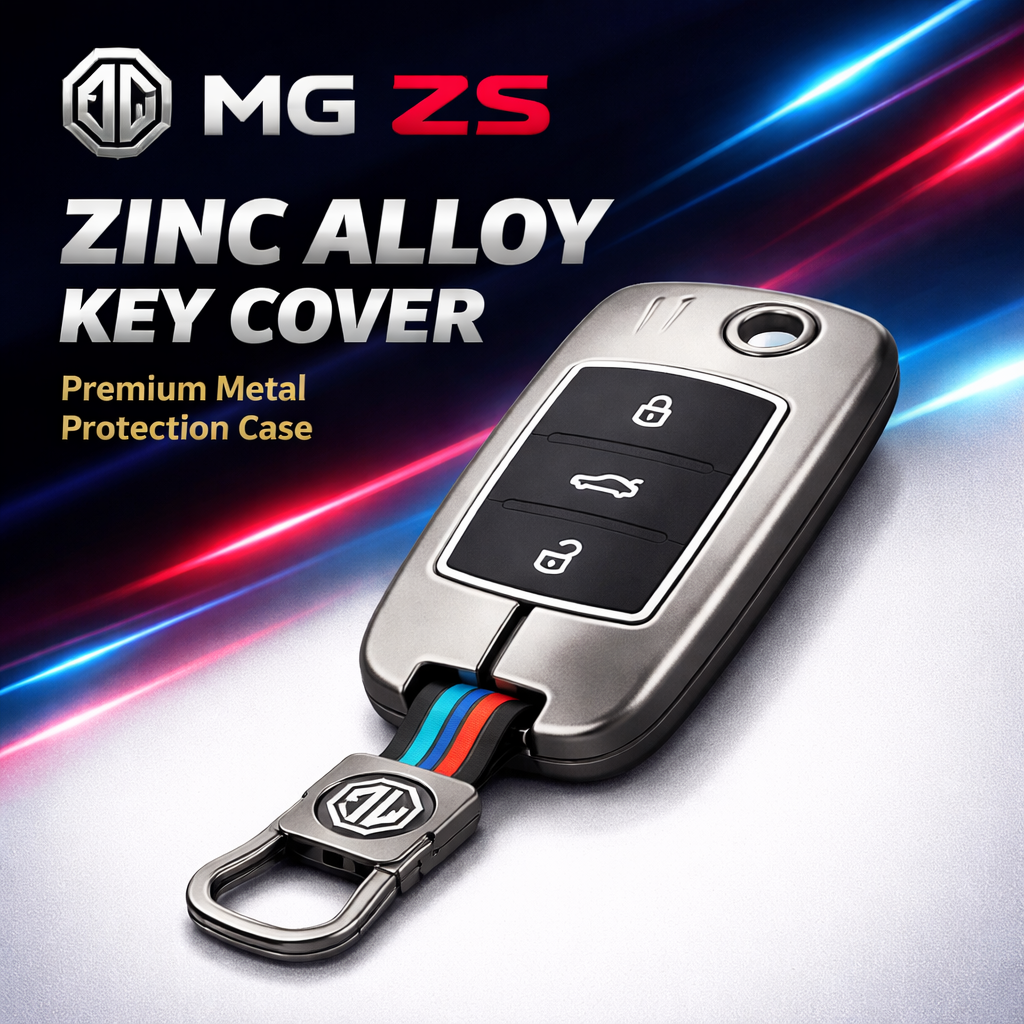 MG ZS zinc alloy key cover premium metal case protection