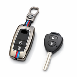 Luxury Toyota Vitz 2005 car key protection case with premium metal finish
