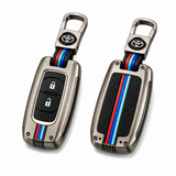Luxury Toyota Yaris metal smart key protector with keychain
