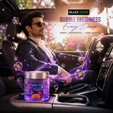 BLACK ODOR Fragrance Spheres Air Freshener 130g – Car, Home & Office Bubble Freshener | Multiple Fragrances