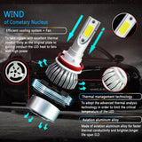 C6 H11 LED Headlight Bulb 72W 6500K – Super Bright Plug & Play