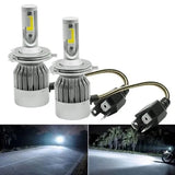 C6 H4 LED Headlight Bulb 72W 6500K – Hi/Lo Beam Plug & Play