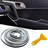 Silver 5M Car Molding Trim Strip for Dashboard & Door – Shark Auto