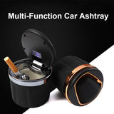 Smokeless LED car ashtray with lid for cup holder by Shark Auto