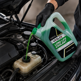 Green automotive radiator coolant for engine cooling and overheating protection