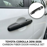 Toyota Corolla 2014–2026 Carbon Fiber Door Handle Cover – Premium Quality