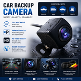DELTA Full HD Car Rear View Camera | 180° Wide Angle | Night Vision | Waterproof Backup Camera