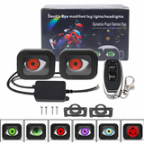 Dynamic Devil Eagle Eye LED Motorcycle Mirror Light – Cool Blink Decor