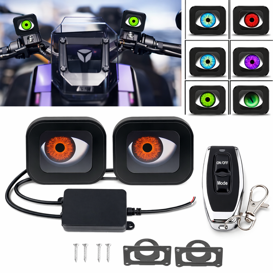 Dynamic Devil Eagle Eye LED Motorcycle Mirror Light – Cool Blink Decor