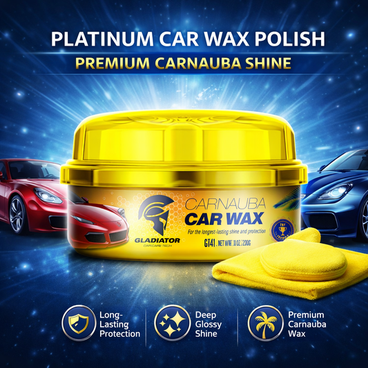 Gladiator Platinum Car Wax Polish – Premium Carnauba Shine