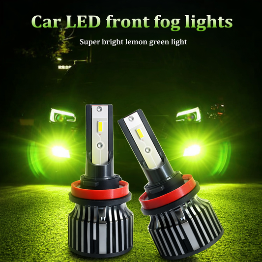 LED Auto Light H11 Fog Light Bulb – Lemon Green Color
