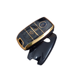 Kia Sportage/Stonic/Sorento TPU Smart Key Cover – Premium Black Protector Case