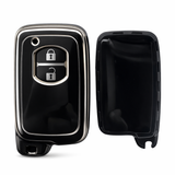 Toyota Prius Alpha TPU Smart Key Cover – Premium Black Protector Case