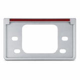 Chrome Car Number Plate Frame – Set of 2 with Reflectors – Exterior Accessories for Cars