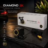 Car reverse camera with night vision and wide-angle lens