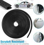 5 Meter Black Car Door Edge Guards U Shaped Edge Trim Rubber Seal Protector Door Edge Protection Fit For Most Cars