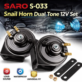 SARO S-033 Snail Horn Dual Tone 12V Set