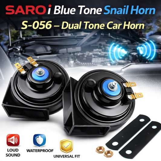 SARO i Blue Tone Snail Horn S-056 – Dual Tone Car Horn
