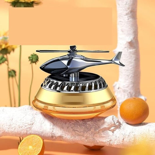 Solar Car Long Lasting Fragrance For Removing Odor In The Car Light Fragrance Solar Powered Helicopter Car Perfume