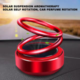 Solar Power Auto-Rotation Car Air Freshener β Perfume Fragrance Diffuser for Car Interior