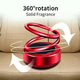 Solar Power Auto-Rotation Car Air Freshener β Perfume Fragrance Diffuser for Car Interior