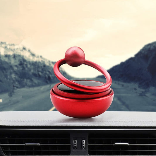 Solar Star Hanging Car Air Freshener – Suspended Rotating Fragrance Diffuser for Car Interior