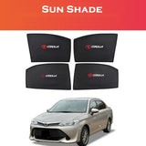 Toyota Axio 2013 - 2018 4pcs Sun Shade for Car, Sun Shade For Car Universal, Sunshade Car Window