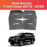 Toyota Fortuner 2015 - 2025 Sun Shades 4pcs Black | Shark Auto