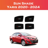 Toyota Yaris 2020–2024 Sun Shades Premium 4 Pcs Set – UV & Heat Protection