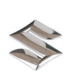 Chrome S Emblem Badge Compatible with Suzuki – Front View