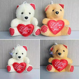 Cute teddy bear car hanging ornament pack of 2