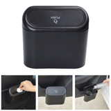 Car Trash Can Storage Box – Portable Interior Garbage Bin