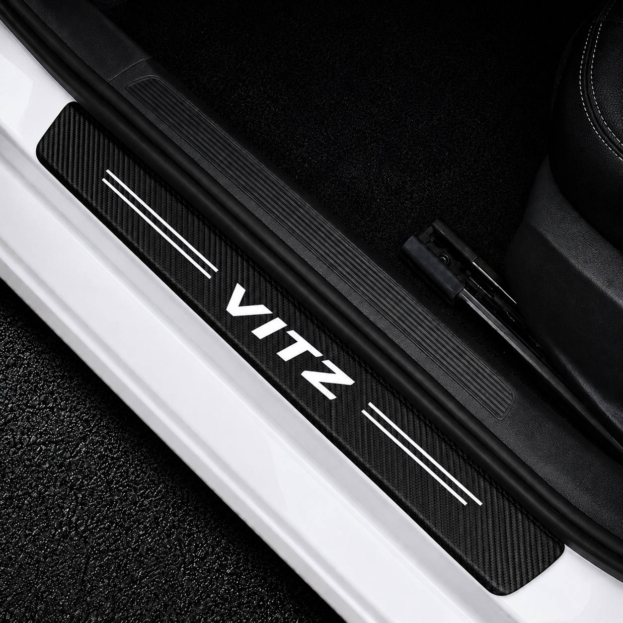 Premium Vitz door step scratch guard protector