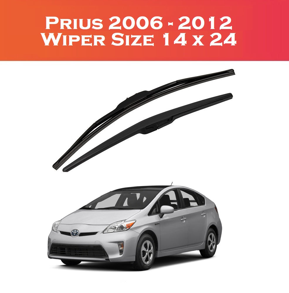 Toyota Prius 2006-2012 Wiper Blades – Smooth & Durable | 2 Pcs Set