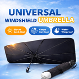Universal Car Windshield Sun Shade Umbrella – Foldable UV Protection Heat Blocker for All Vehicles