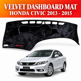 Honda Civic Dashboard Mat, Honda Civic 2013 Dashboard Mat, Honda Civic 2014 Dashboard Cover, Honda Civic 2015 Dash Mat, Honda Civic 9th Generation Dashboard Mat, Civic Rebirth Dashboard Cover, Honda Civic Velvet Dashboard Mat, Civic Makhmal Dashboard Cover, Velvet Dashboard Cover, Dashboard Sun Protection Mat, Anti Glare Dashboard Mat, Custom Fit Dashboard Cover, Honda Civic Interior Accessories, Honda Civic Accessories Pakistan