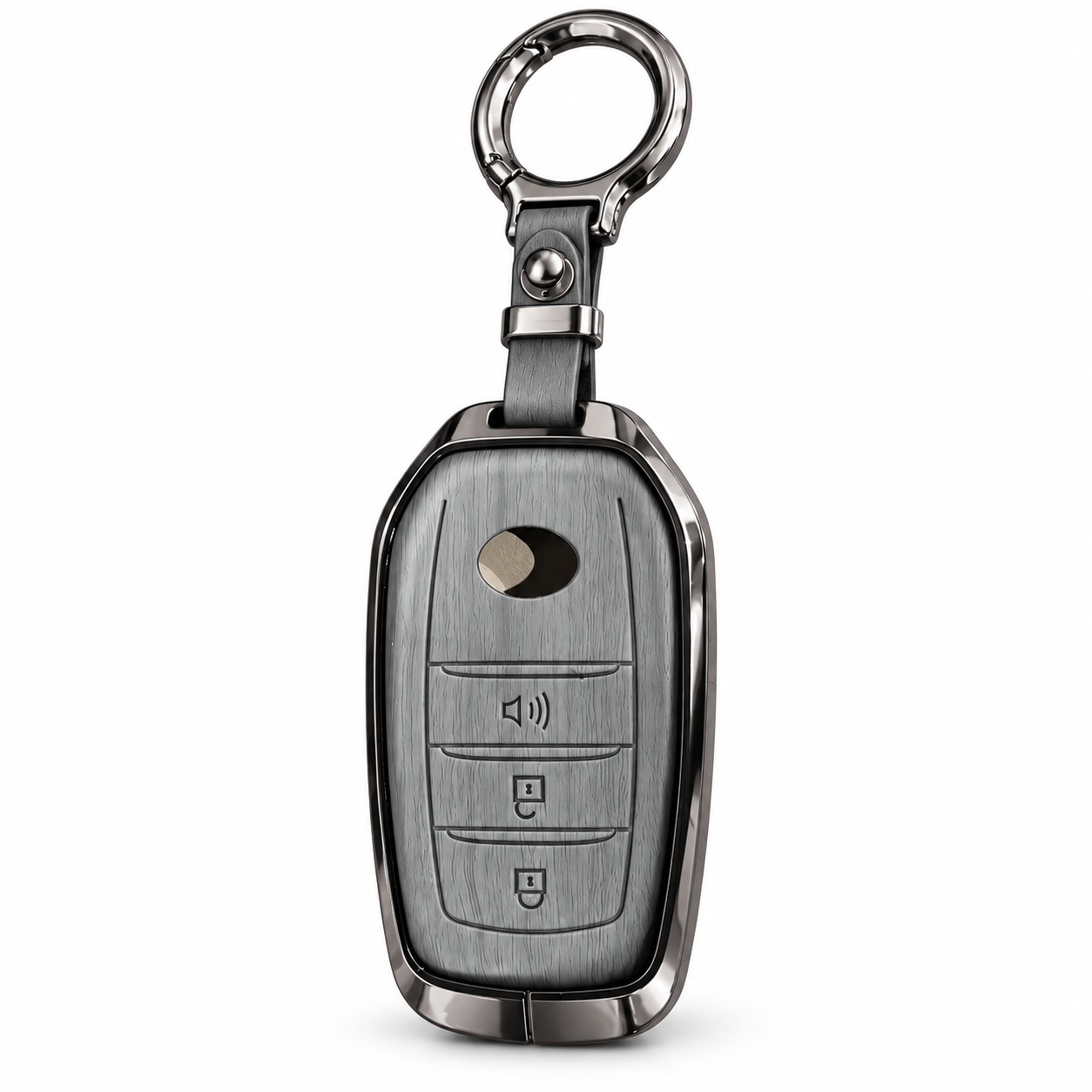 Toyota Hilux Revo Key Cover, Hilux Revo Key Case, Toyota Revo Remote Cover, Revo Three Button Key Cover, Hilux Revo Smart Key Cover, Toyota Leather Key Cover, Toyota Metal Key Cover, Leather and Metal Key Case, Hilux Revo Keychain Cover, Premium Car Key Cover, Silver Key Cover, Gunmetal Key Cover, Scratch Resistant Key Case, Toyota Hilux Accessories, Revo Accessories Pakistan, Car Key Cover Pakistan