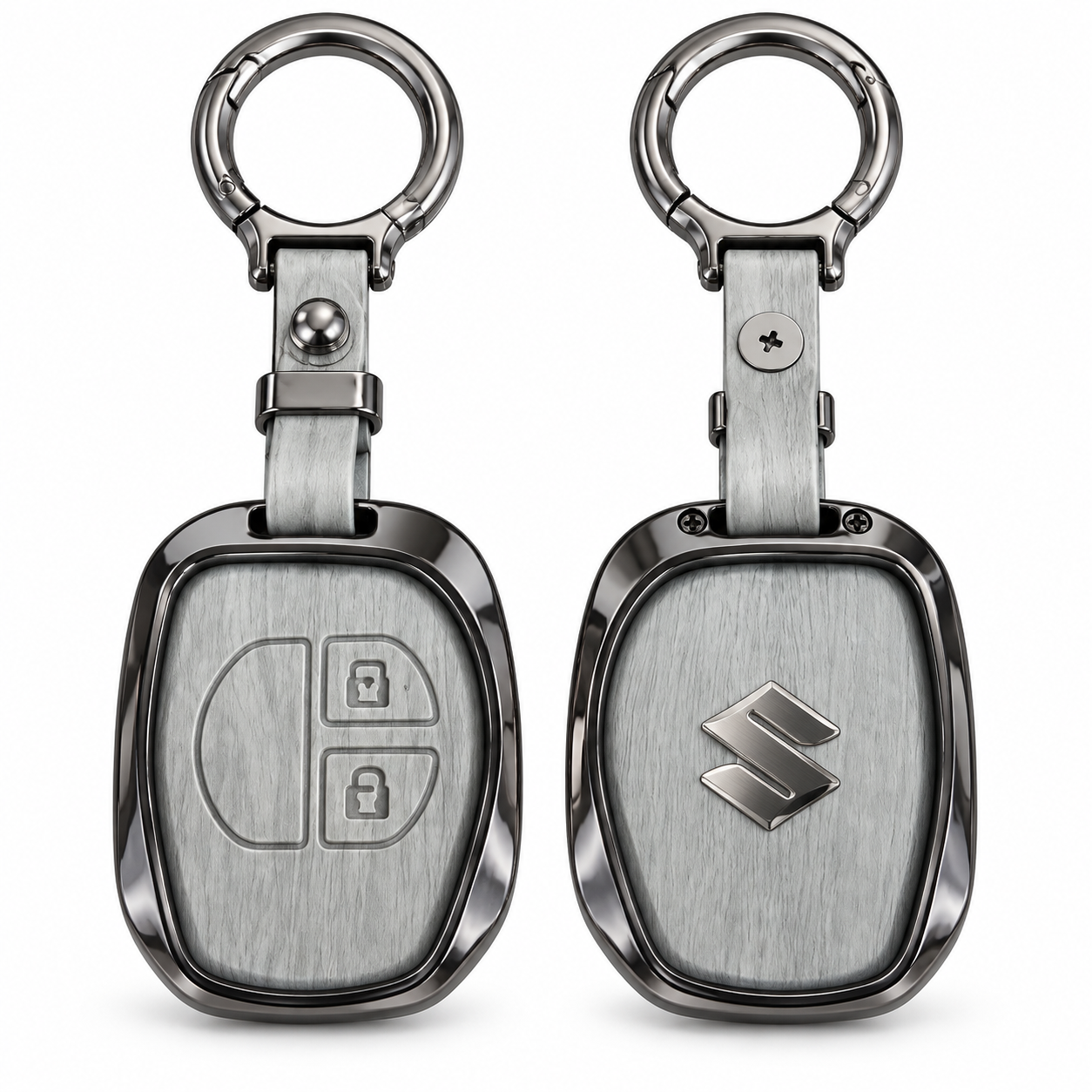 Suzuki Alto Key Cover, Suzuki Alto 660cc Key Cover, Alto Remote Cover, Suzuki New Cultus Key Cover, New Cultus Remote Cover, Suzuki Wagon R Key Cover, Wagon R Remote Cover, Suzuki Two Button Key Cover, Suzuki Smart Key Case, Suzuki Keychain Cover, Silver Key Cover, Textured Key Cover, Car Key Cover with Metal Ring, Premium Car Key Cover, Scratch Resistant Key Case, Suzuki Accessories Pakistan, Car Key Cover Pakistan