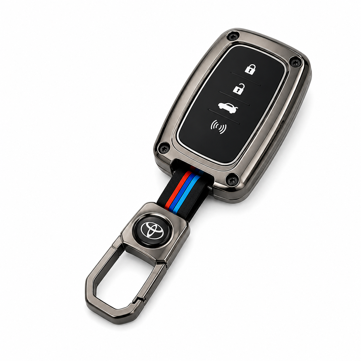 Toyota Corolla Cross, Corolla Cross 2021, Corolla Cross 2022, Corolla Cross 2023, Corolla Cross 2024, Toyota Cross Key Cover, Corolla Cross Key Cover, Toyota Key Cover, Zinc Alloy Key Cover, Metal Key Cover, Premium Key Case, 4 Button Key Cover, Smart Key Cover, Gunmetal Key Cover, Car Key Protection, Toyota Accessories, Car Key Accessories, Key Cover Pakistan, Shark Auto