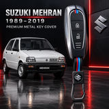 Suzuki Mehran, Suzuki Bolan, Mehran Key Cover, Bolan Key Cover, Suzuki Key Cover, Metal Key Cover, Car Key Case, Keychain Cover, 3 Button Key Cover, Gunmetal Key Case, Car Accessories, Key Protection, Shark Auto